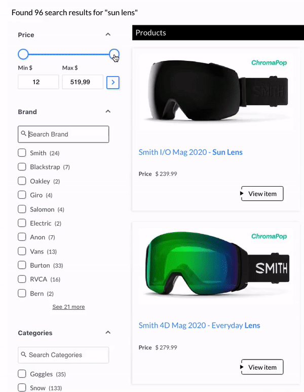 Clearer filters with v13
